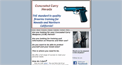 Desktop Screenshot of concealedcarrynevada.com